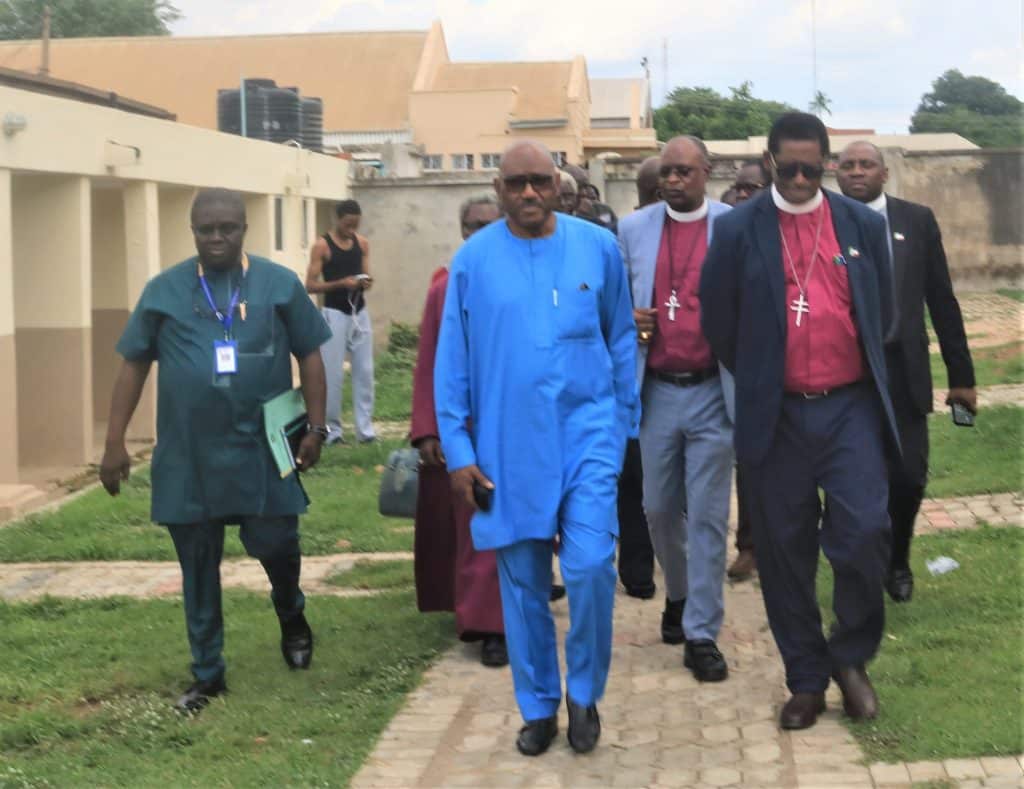 CHURCH OF NIGERIA PRIMATE VISITS ACU, PRAYS AGAINST EVIL